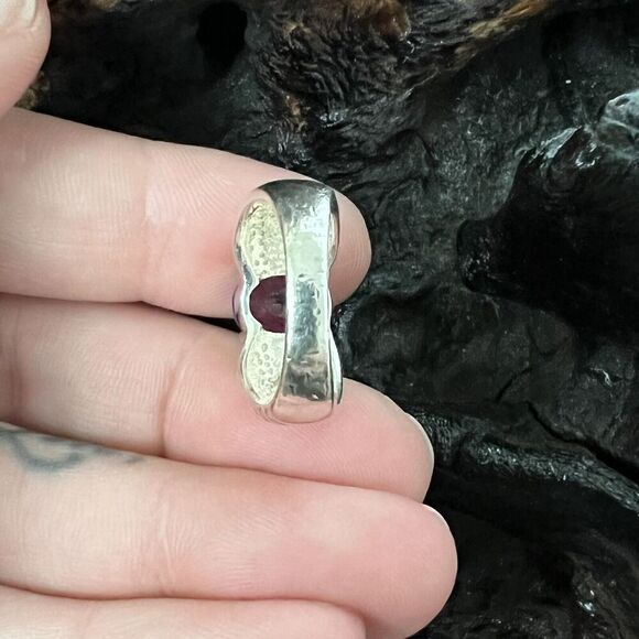 Vintage Clyde Duneier 1.87 ct Oval Amethyst Ring Size 6.5 CID 14K 925 - Picture 15 of 15